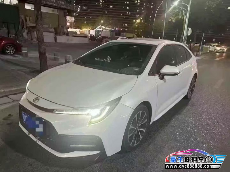 23年丰田雷凌轿车抵押车出售