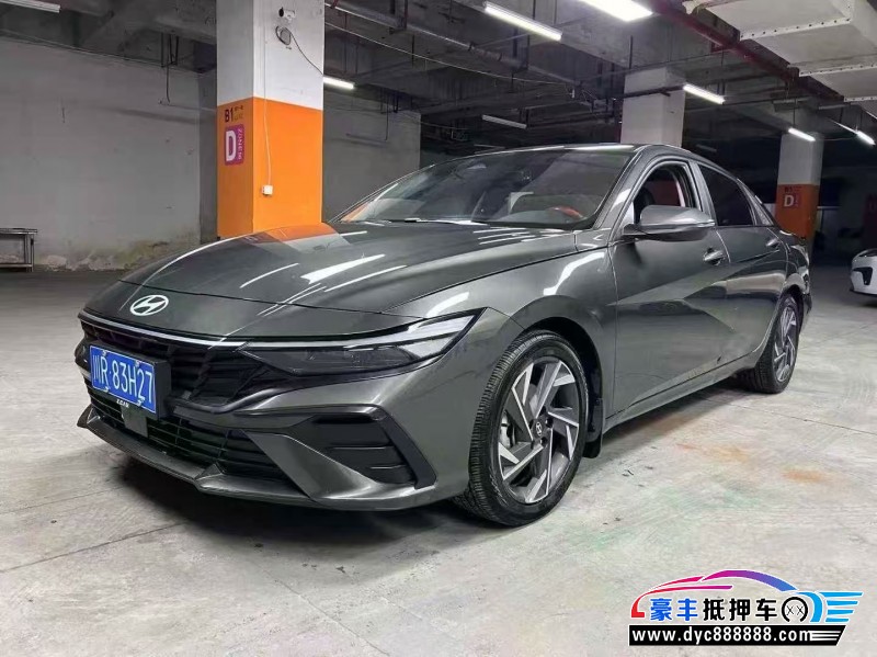 24年现代伊兰特轿车抵押车出售