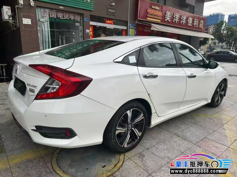 17年本田思域轿车抵押车出售