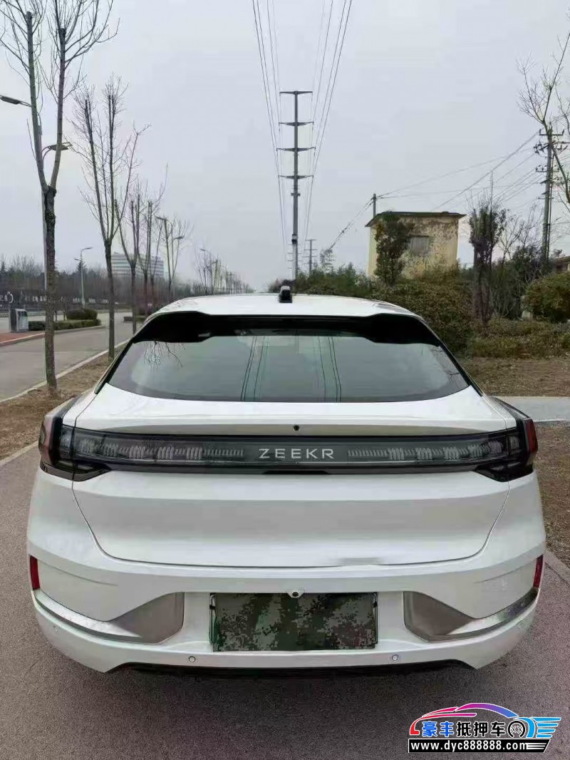 23年极氪001轿车抵押车出售