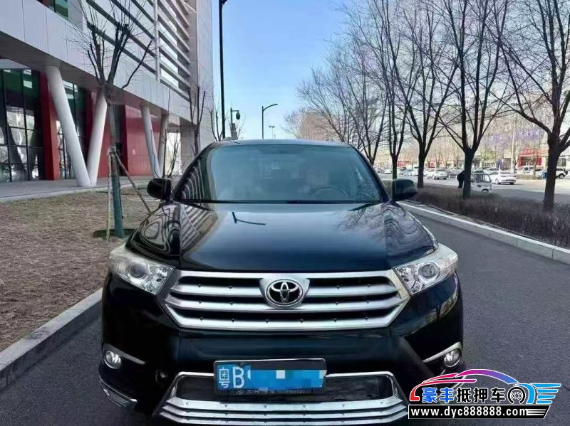 抵押车出售14年丰田汉兰达轿车