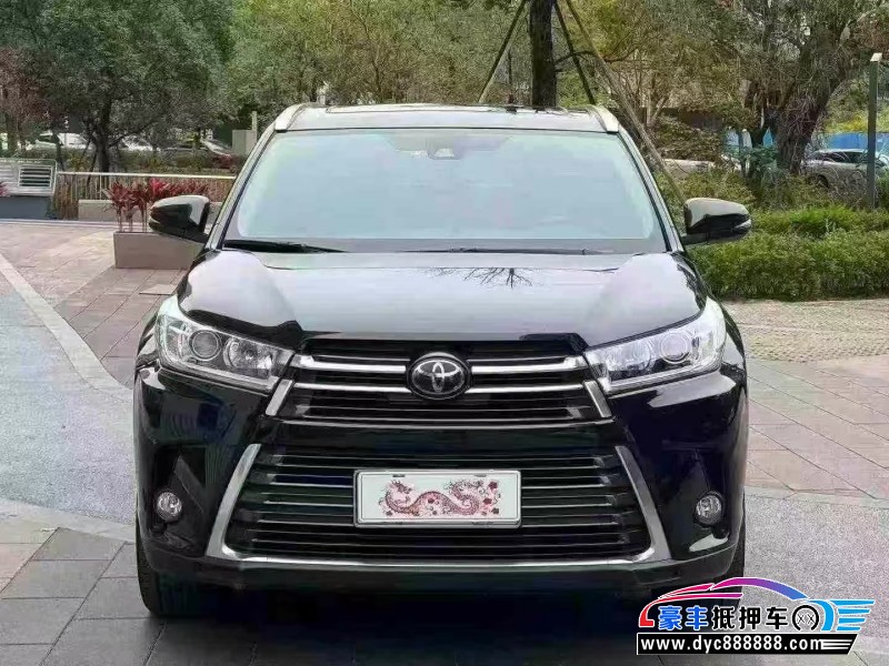 19年丰田汉兰达轿车抵押车出售