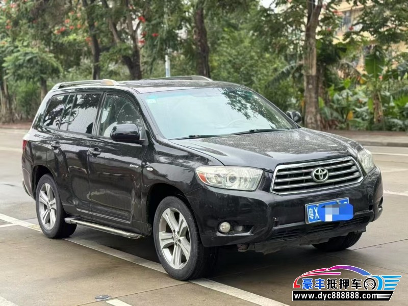 11年丰田汉兰达轿车抵押车出售