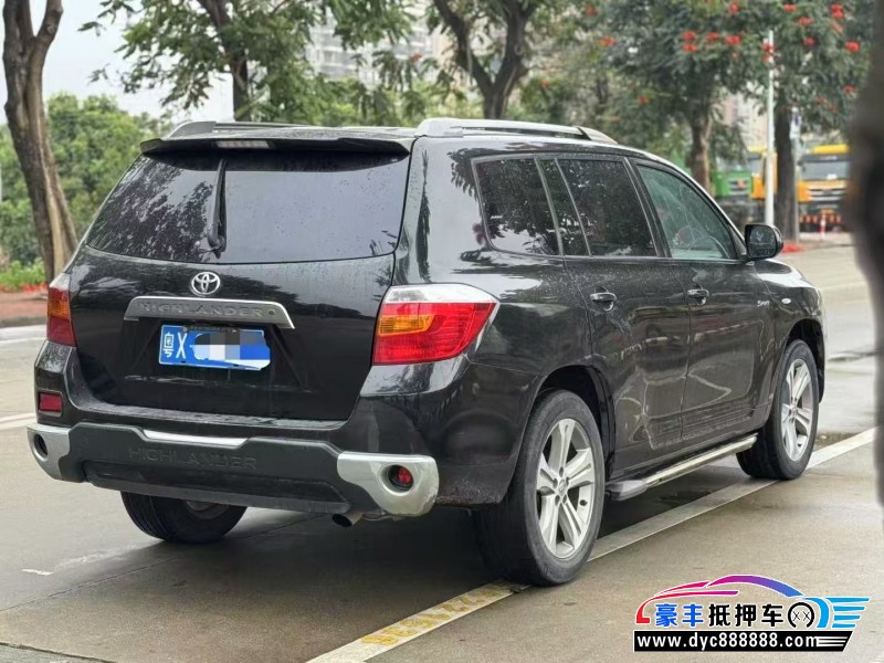 11年丰田汉兰达轿车抵押车出售