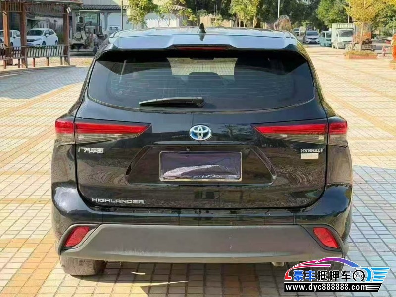 21年丰田汉兰达轿车抵押车出售