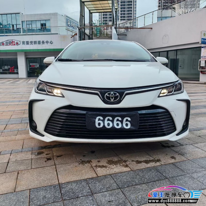 22年丰田卡罗拉轿车抵押车出售