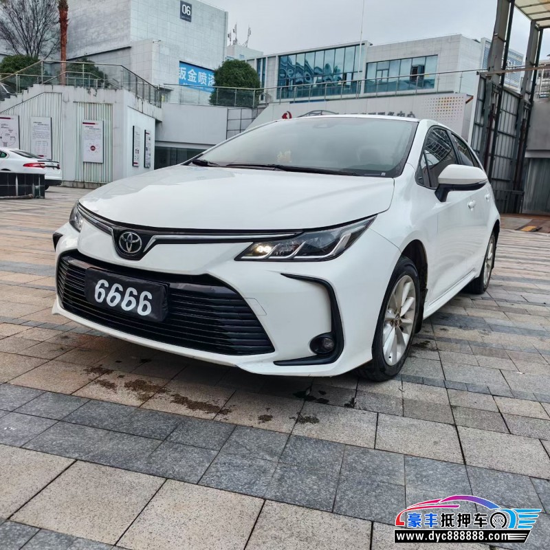 22年丰田卡罗拉轿车抵押车出售