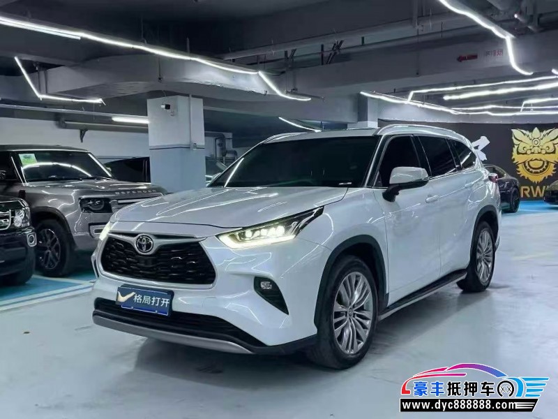 24年丰田汉兰达轿车抵押车出售