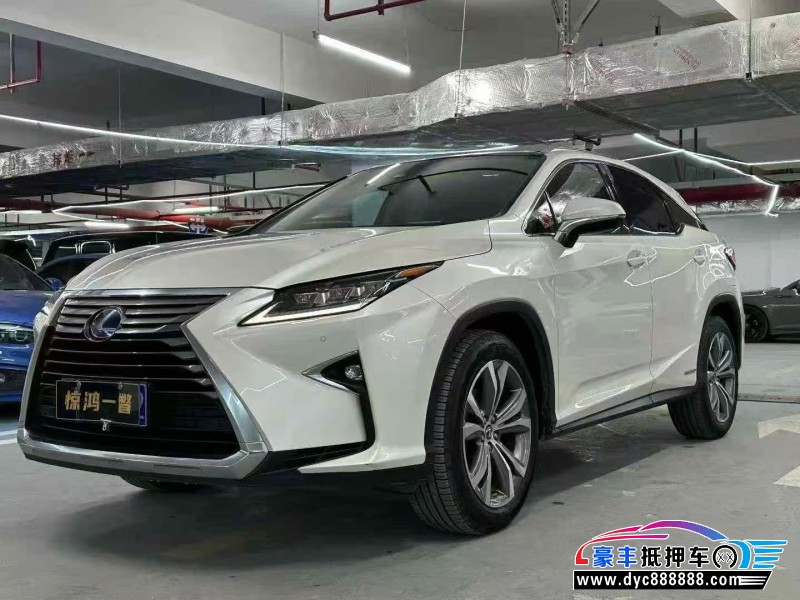 18年雷克萨斯RX轿车抵押车出售