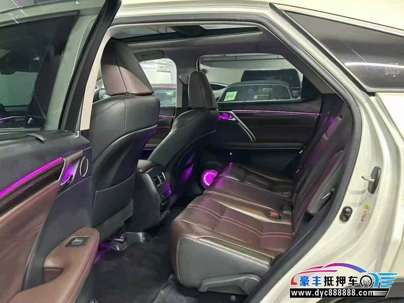 18年雷克萨斯RX轿车抵押车出售