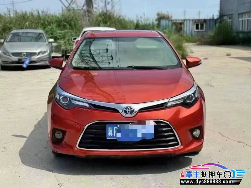 抵押车出售14年丰田雷凌轿车