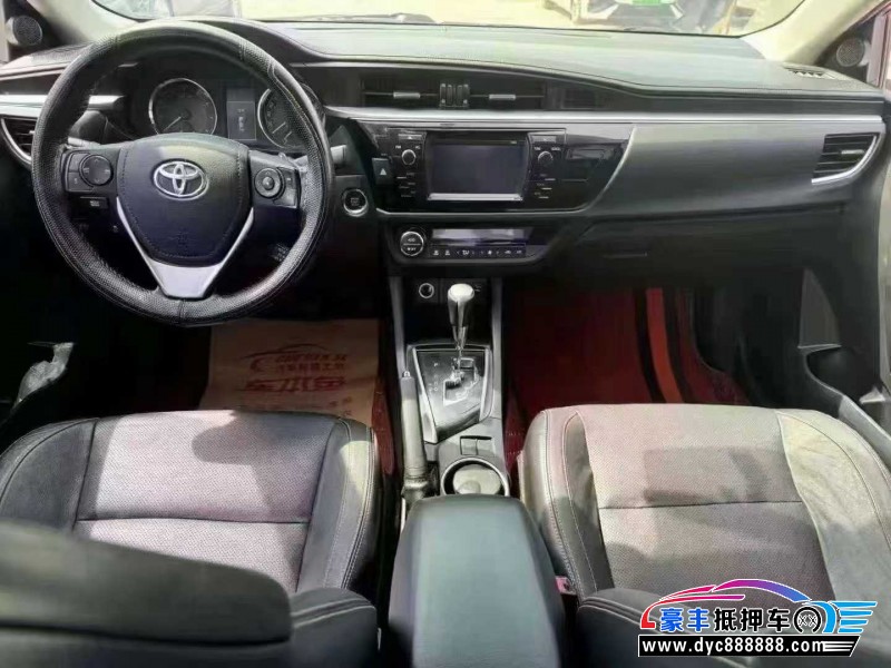 14年丰田雷凌轿车抵押车出售