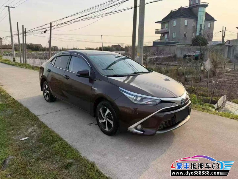 17年丰田雷凌轿车抵押车出售