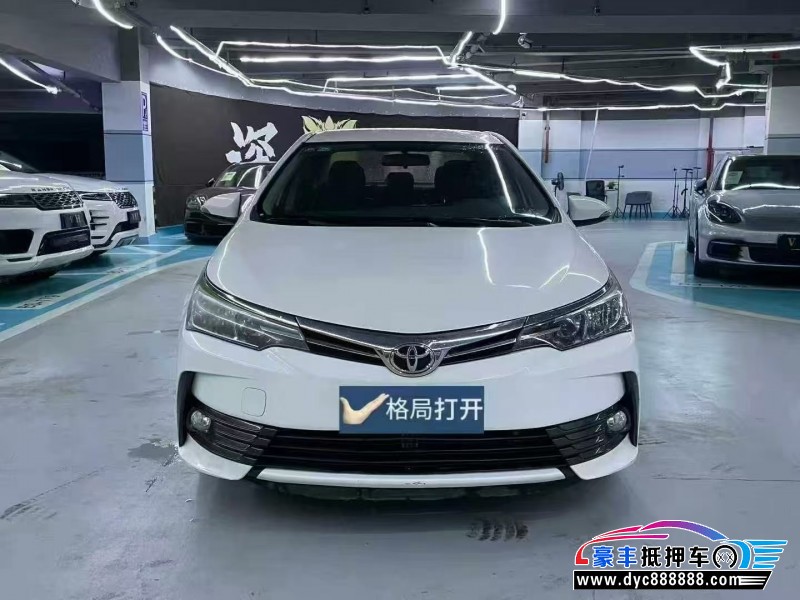 抵押车出售19年丰田卡罗拉轿车