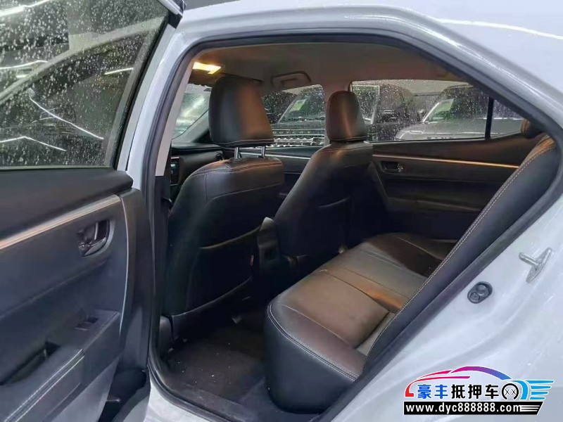 19年丰田卡罗拉轿车抵押车出售