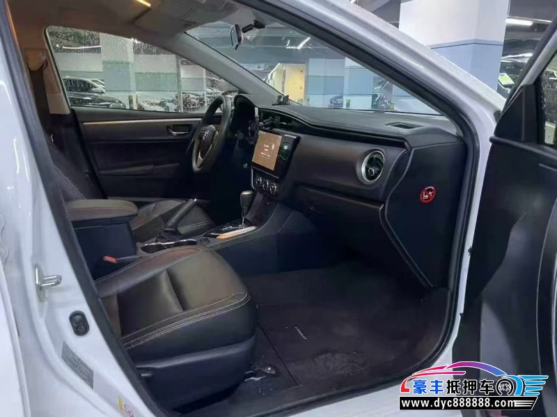 19年丰田卡罗拉轿车抵押车出售