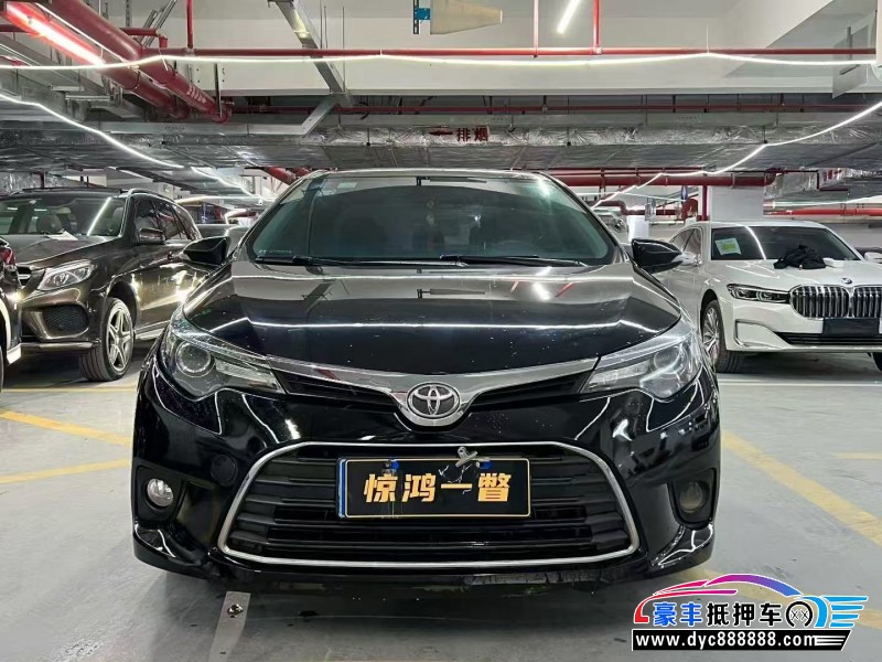 抵押车出售16年丰田雷凌轿车