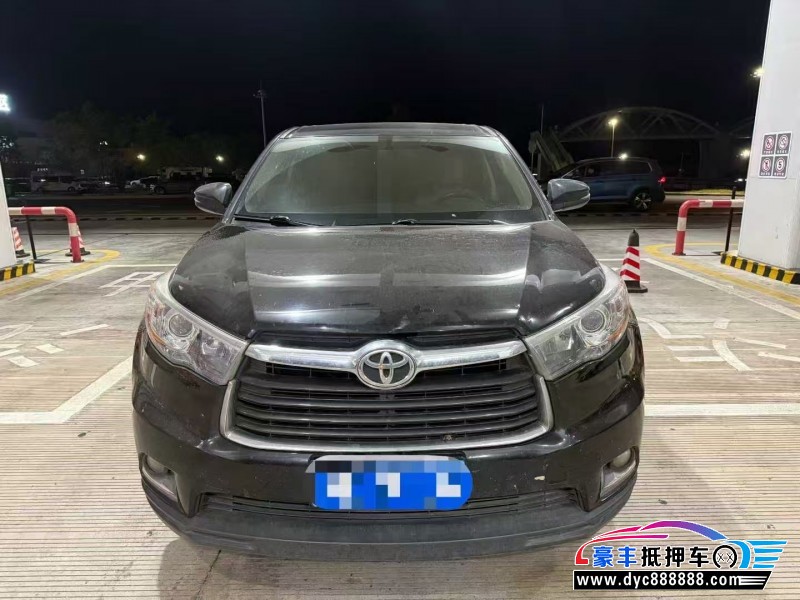 抵押车出售16年丰田汉兰达轿车