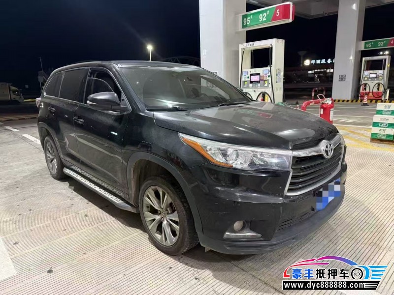 16年丰田汉兰达轿车抵押车出售