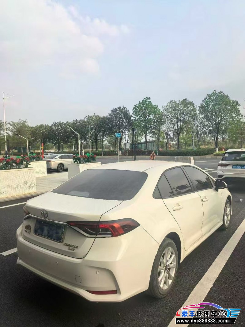 23年丰田卡罗拉轿车抵押车出售