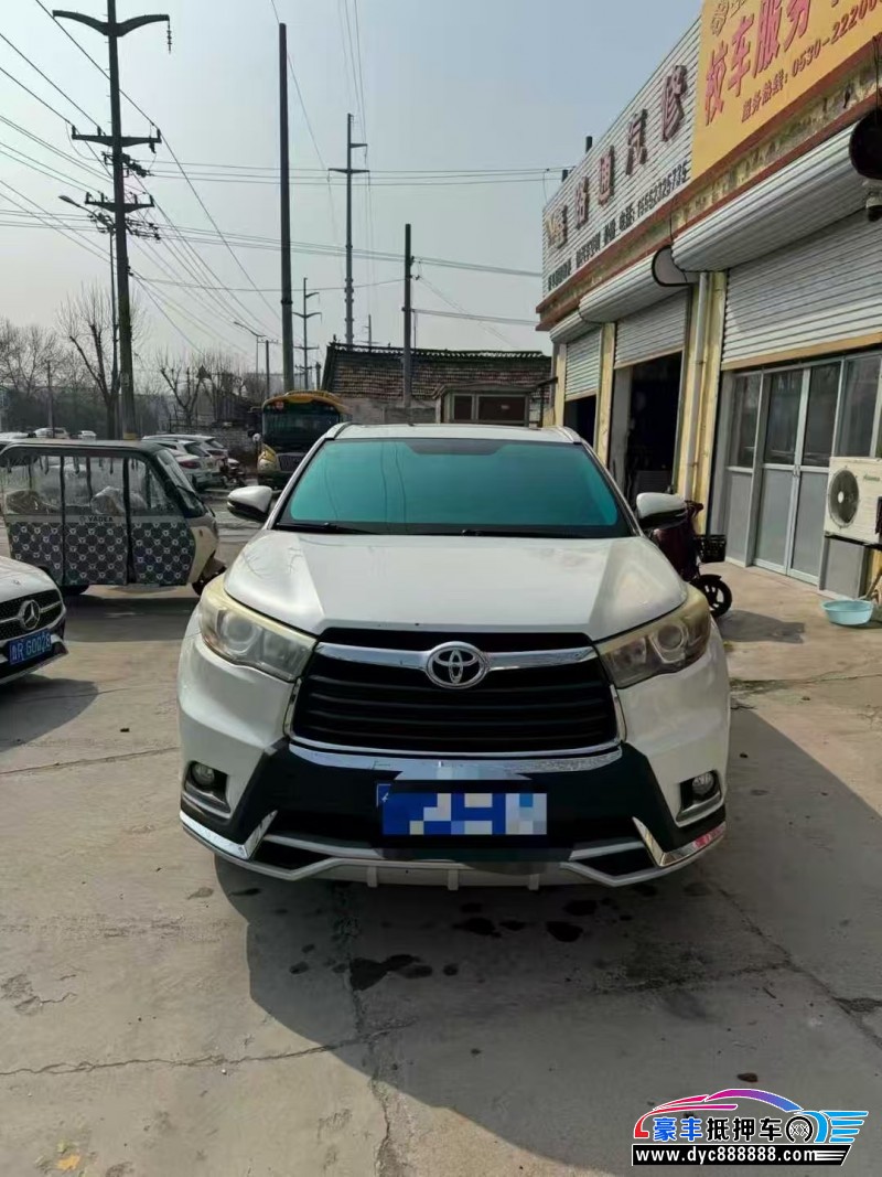 抵押车出售16年丰田汉兰达轿车