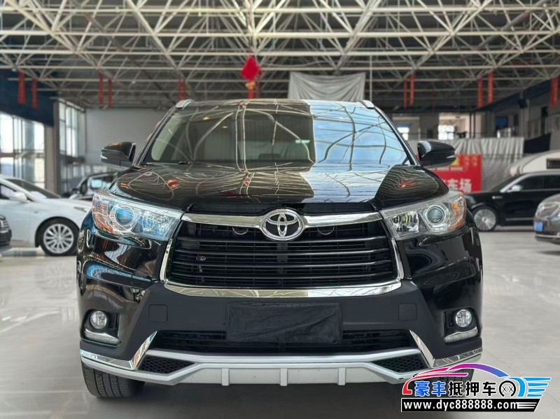 抵押车出售17年丰田汉兰达轿车