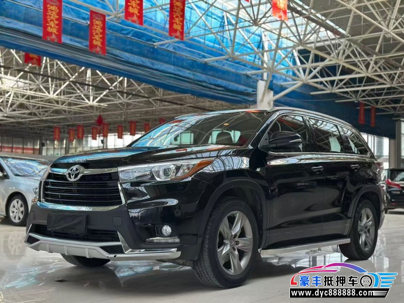 17年丰田汉兰达轿车抵押车出售