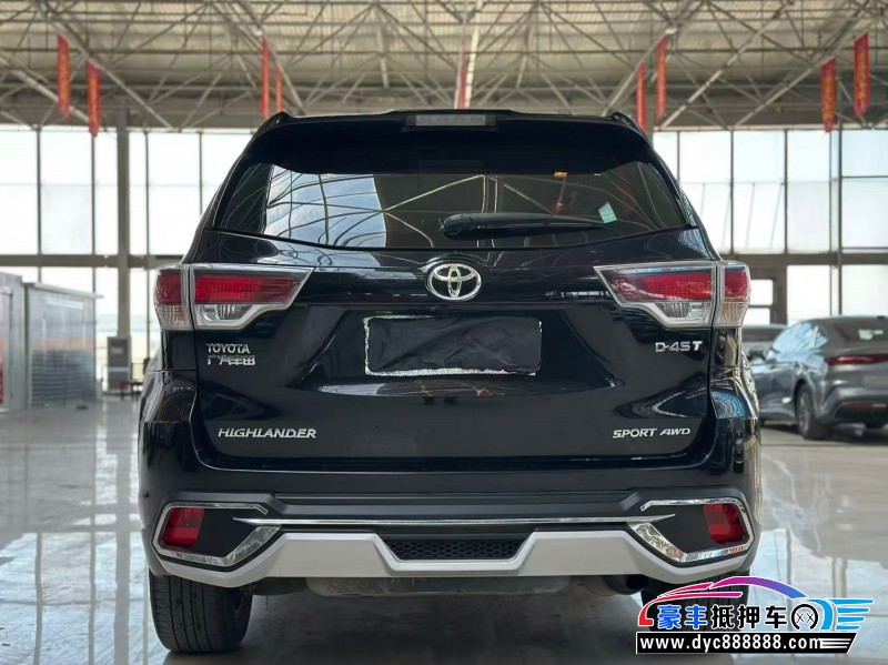 17年丰田汉兰达轿车抵押车出售