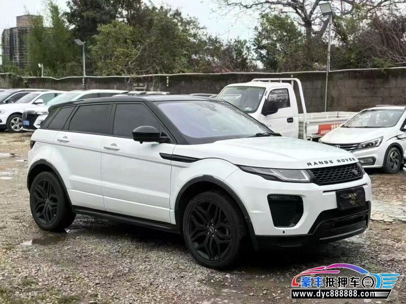 17年路虎揽胜极光轿车抵押车出售