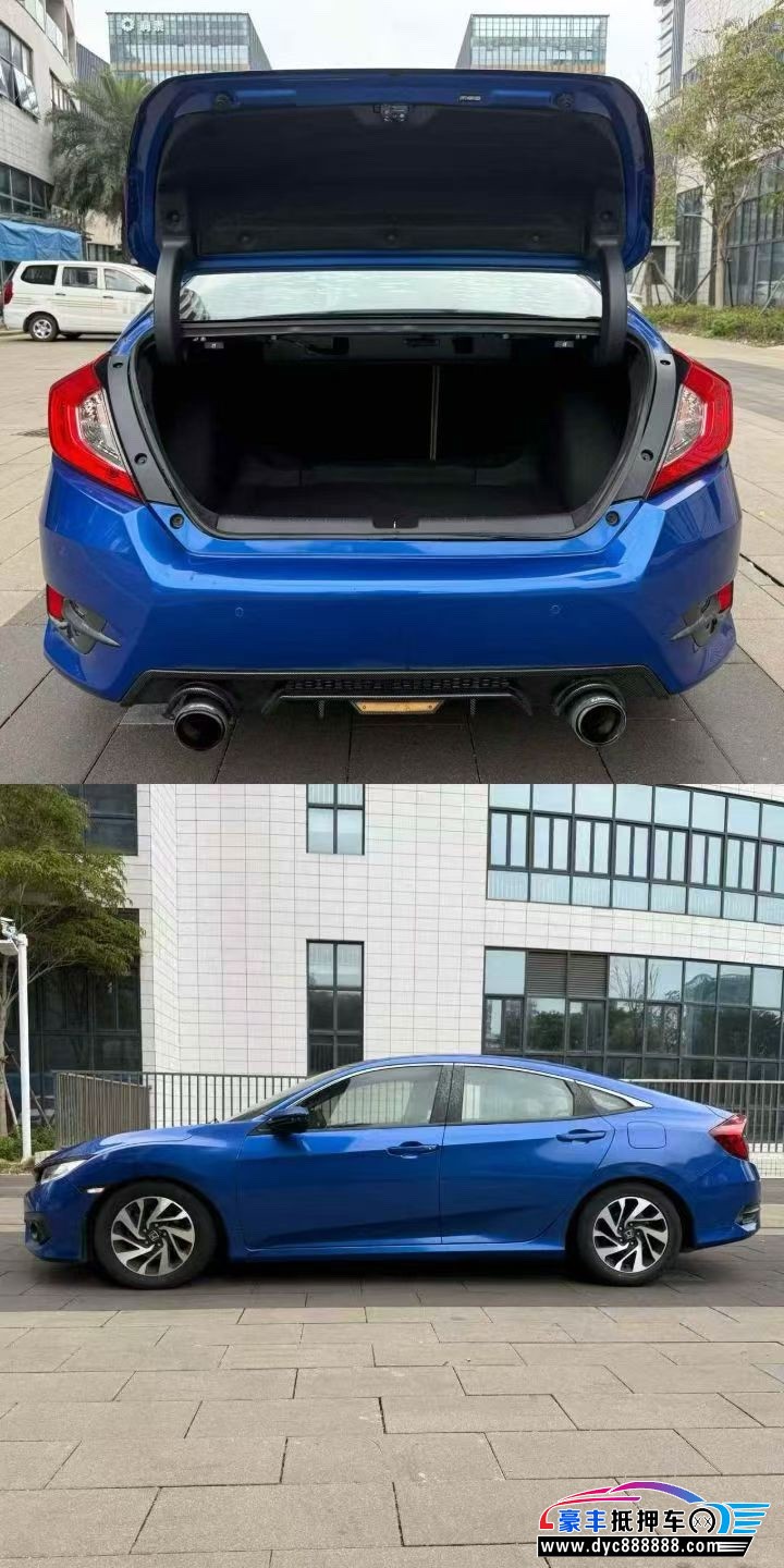 19年本田思域轿车抵押车出售