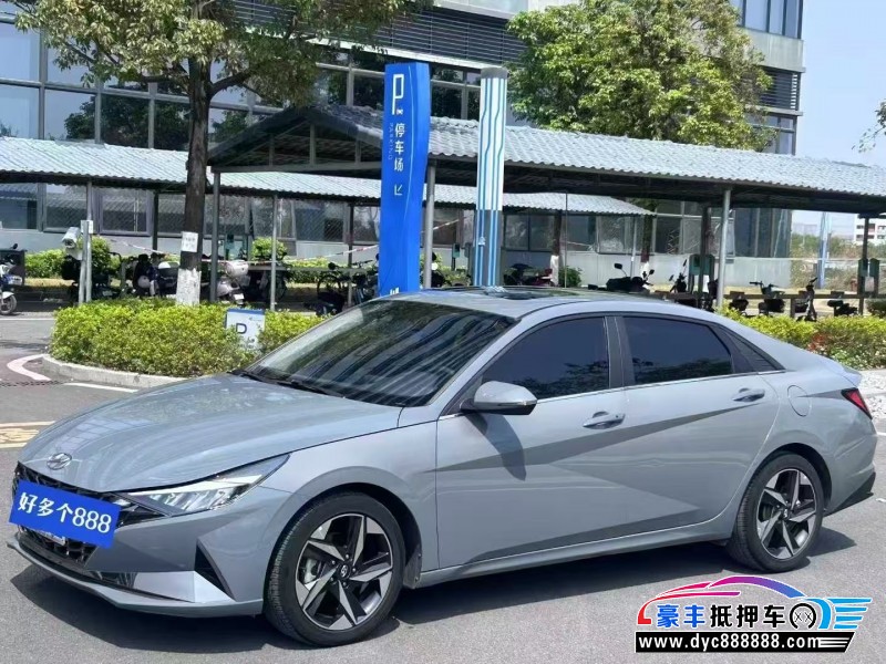 23年现代伊兰特轿车抵押车出售