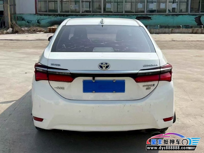 18年丰田卡罗拉轿车抵押车出售