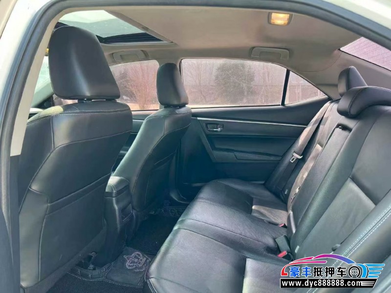 18年丰田卡罗拉轿车抵押车出售