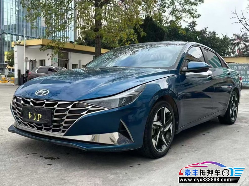 23年现代伊兰特轿车抵押车出售