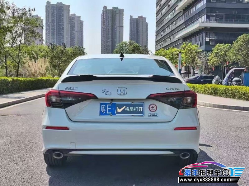 24年本田思域轿车抵押车出售