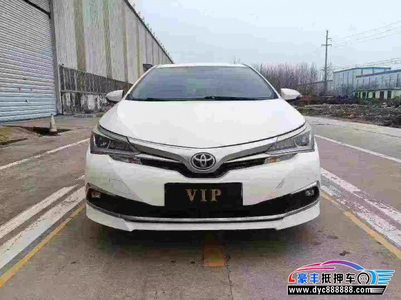 抵押车出售19年丰田卡罗拉轿车