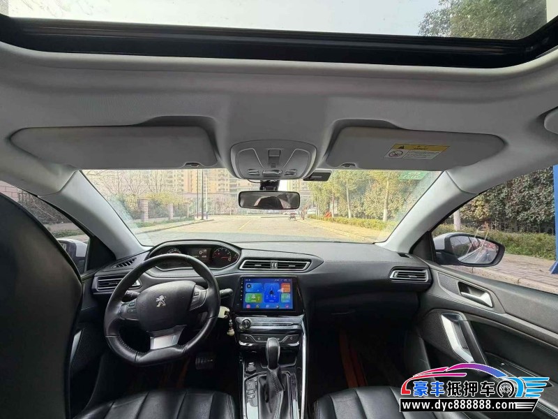 17年标致308轿车抵押车出售