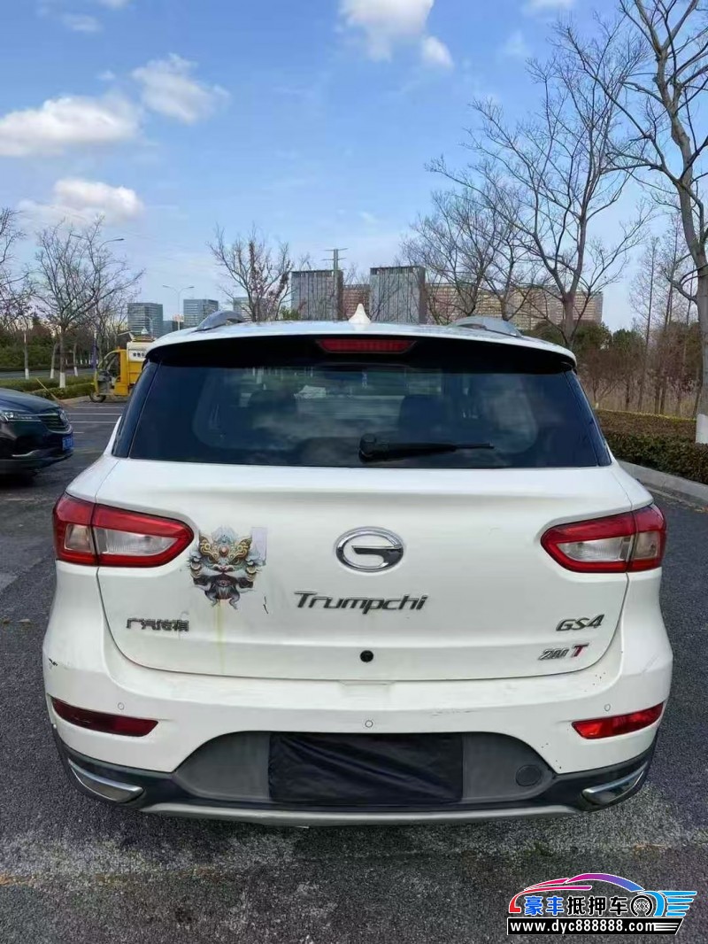 17年传祺GS4轿车抵押车出售