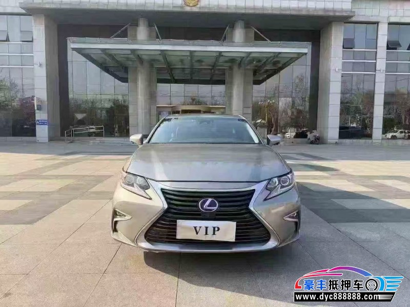 18年雷克萨斯ES轿车抵押车出售