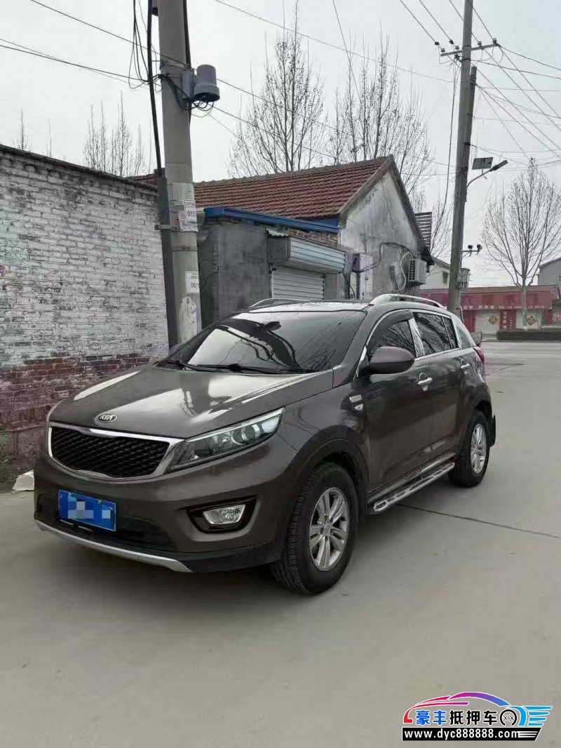 16年起亚智跑轿车抵押车出售