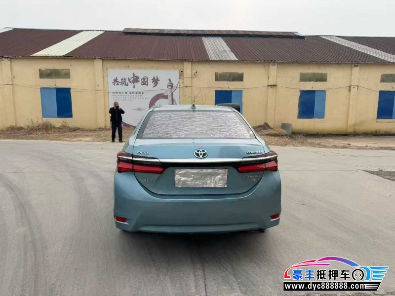 18年丰田卡罗拉轿车抵押车出售