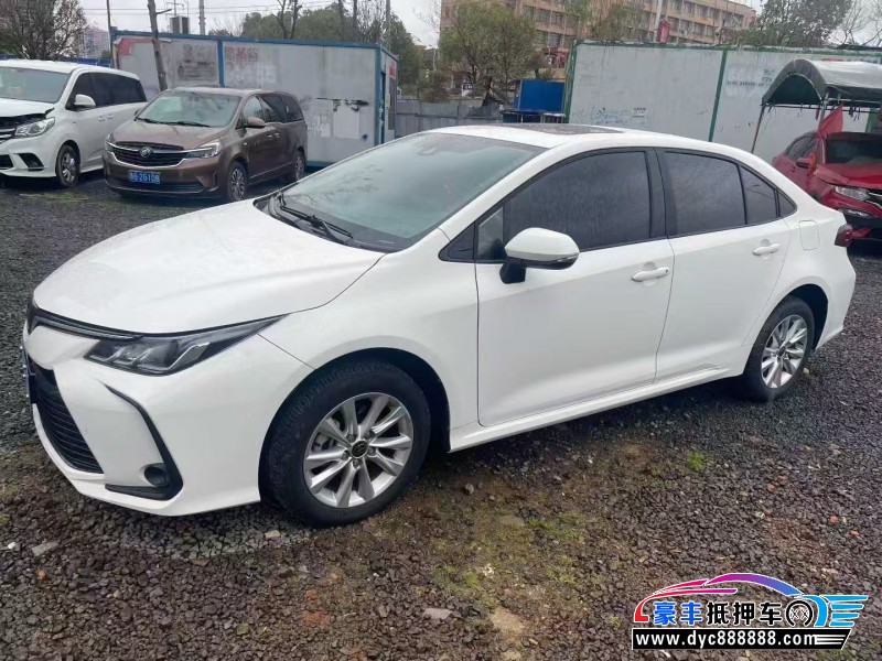 25年丰田卡罗拉轿车抵押车出售