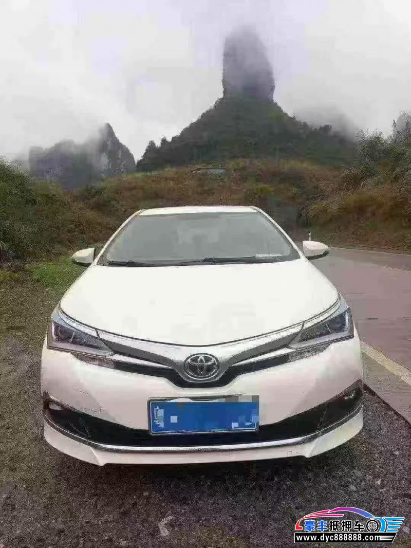 抵押车出售16年丰田卡罗拉轿车