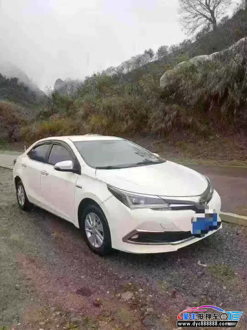 16年丰田卡罗拉轿车抵押车出售