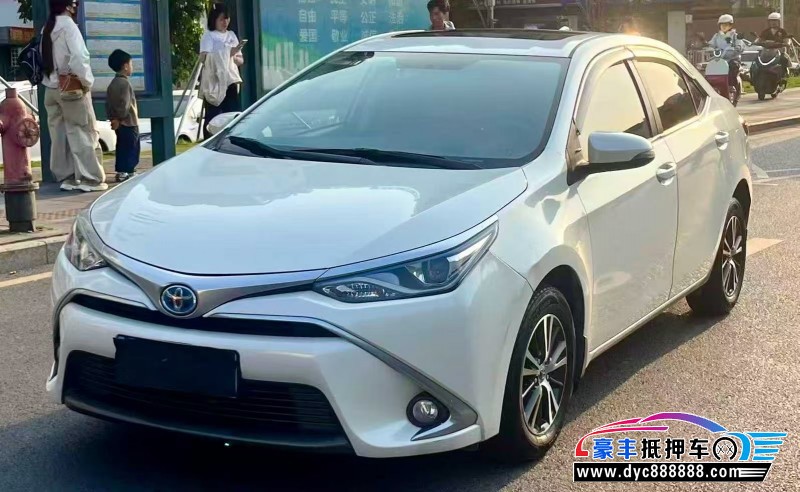 16年丰田雷凌轿车抵押车出售