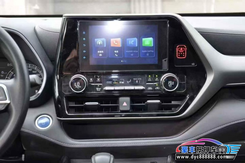 22年丰田汉兰达SUV抵押车出售