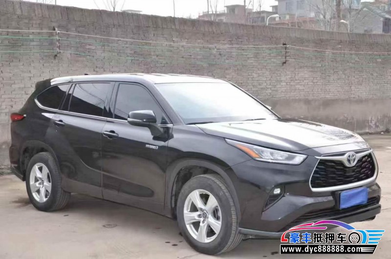 22年丰田汉兰达SUV抵押车出售