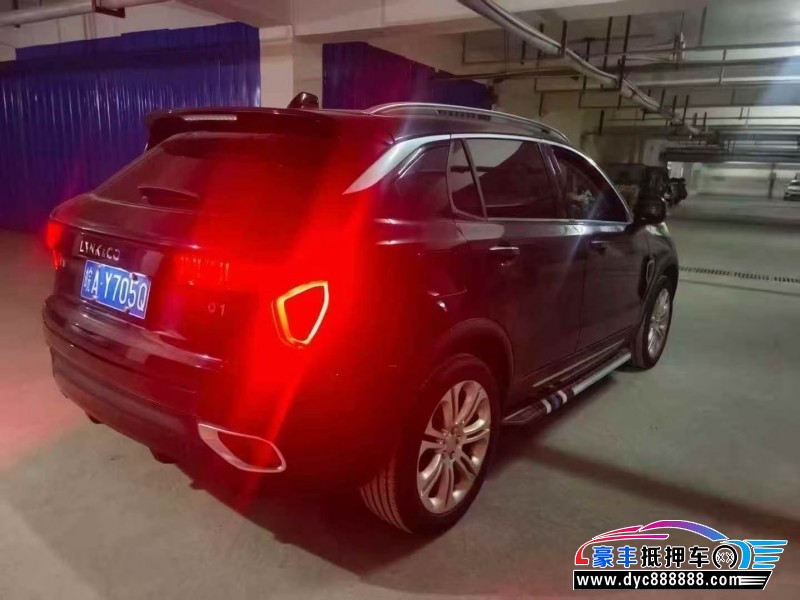 18年领克01轿车抵押车出售