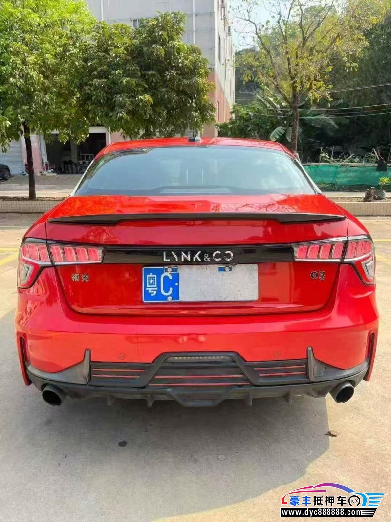 18年领克03轿车抵押车出售