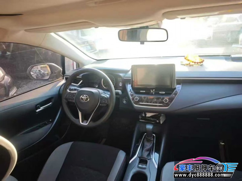 22年丰田卡罗拉轿车抵押车出售